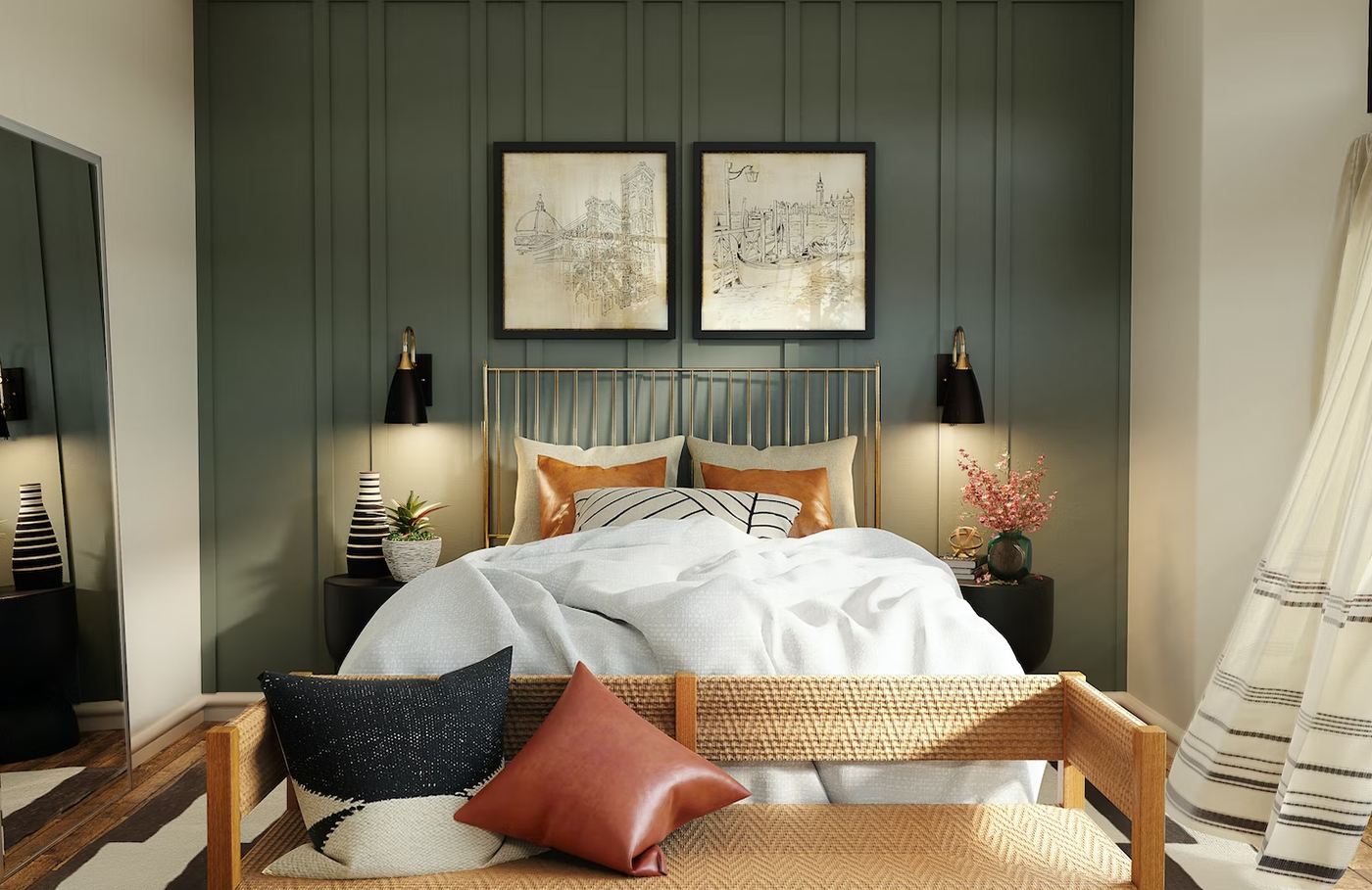 Bedroom Wall Panelling Inspiration